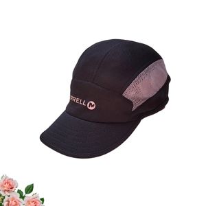 Merrell Adjustable Fitted Athletic Hiking Unisex 7 Panal Cap Black Size: OS